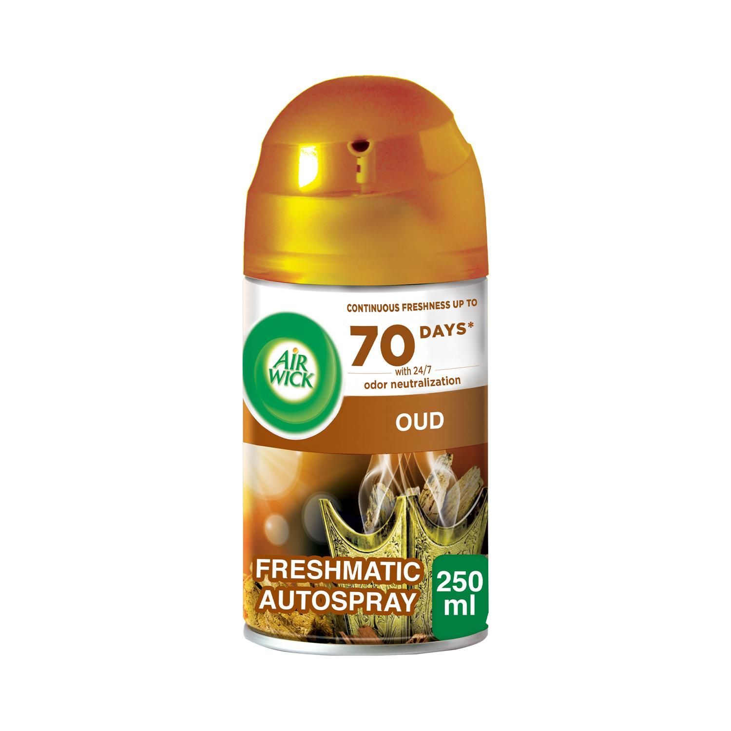 Air Wick Automatic Oud Scent Air Freshener Spray Refill, 250ml