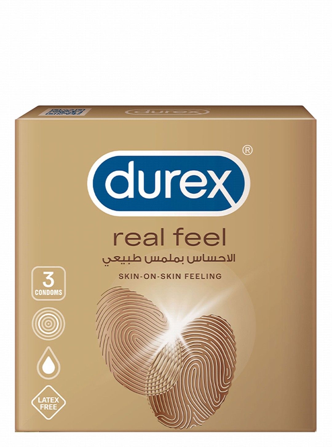 Durex Real Feel Condoms, 3 Pieces