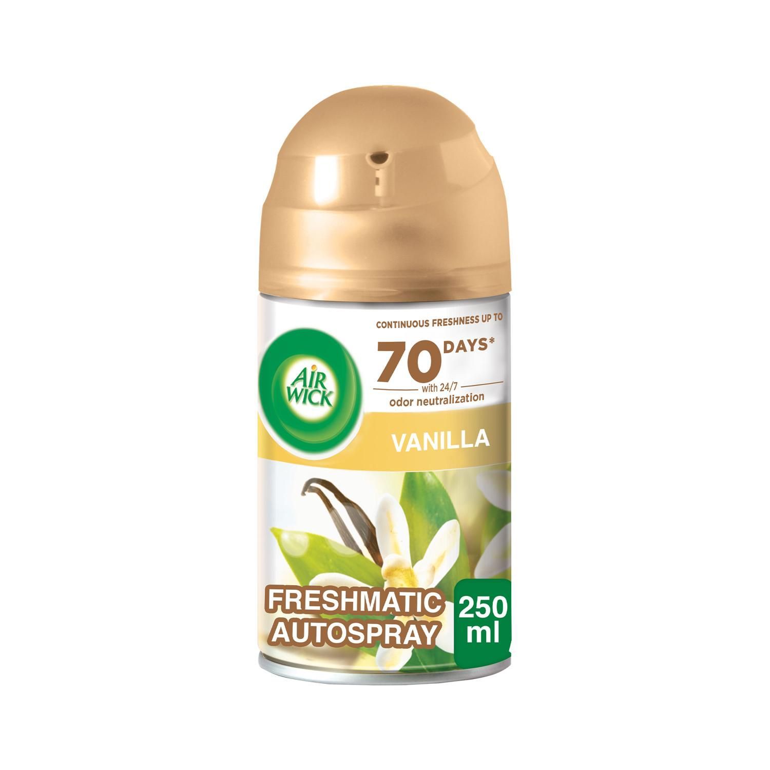 Air Wick Automatic Vanilla Scent Air Freshener Spray Refill, 250ml