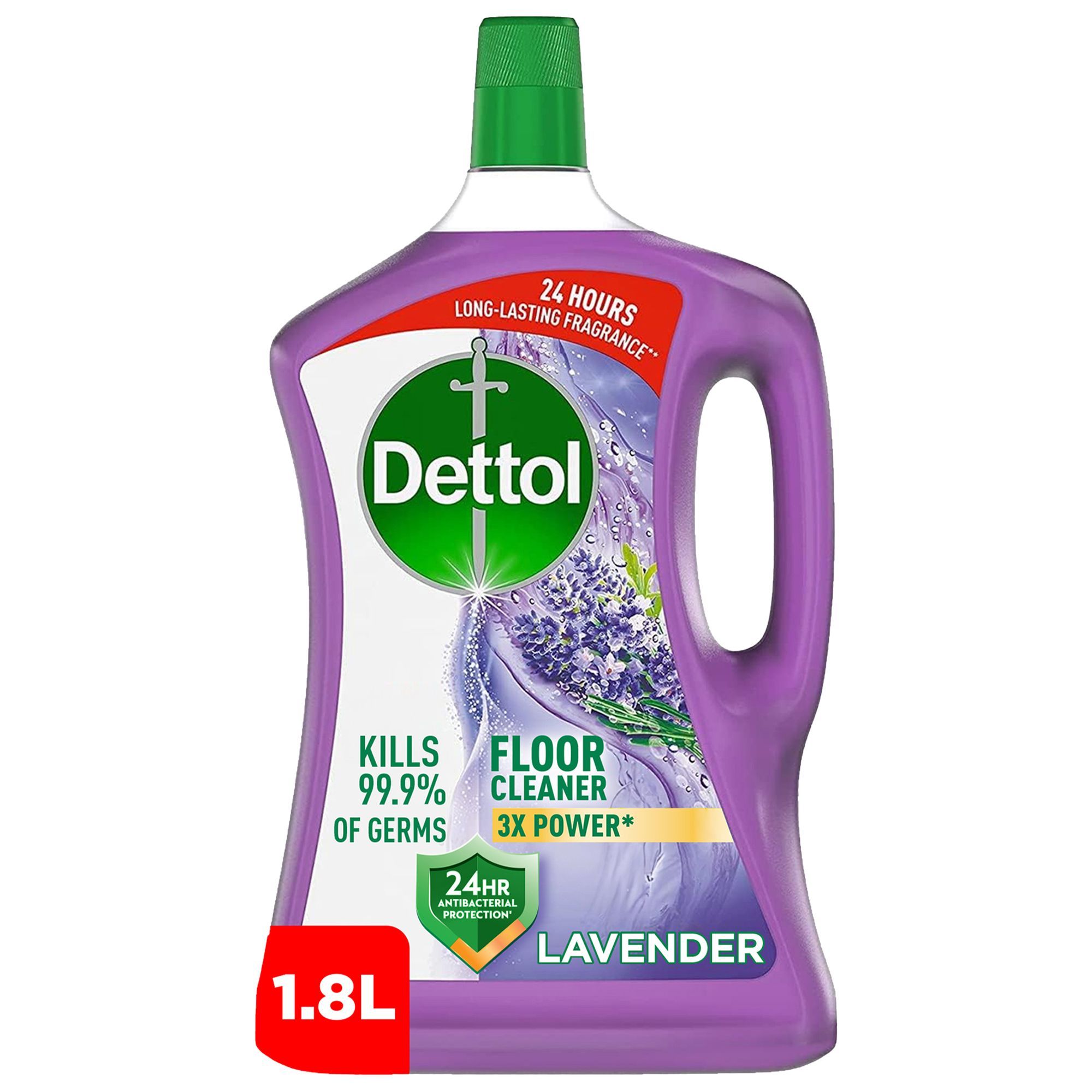 Dettol Lavender Scent Antibacterial Floor Cleaner, 1.8L