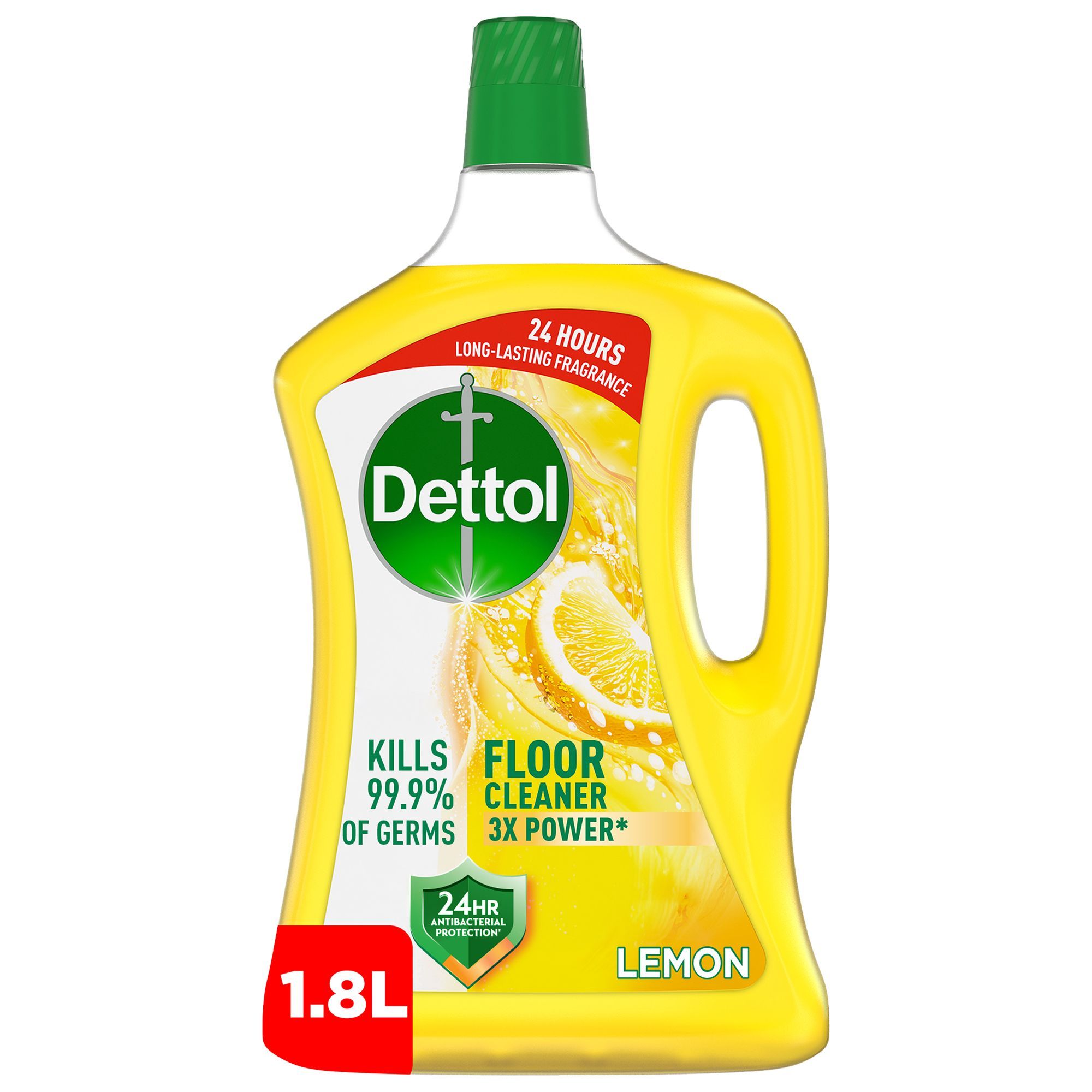 Dettol Fresh Lemon Scent Antibacterial Floor Cleaner, 1.8L