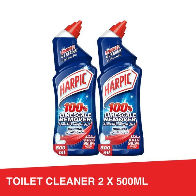 Harpic Original Toilet Cleaner, 2x500ml