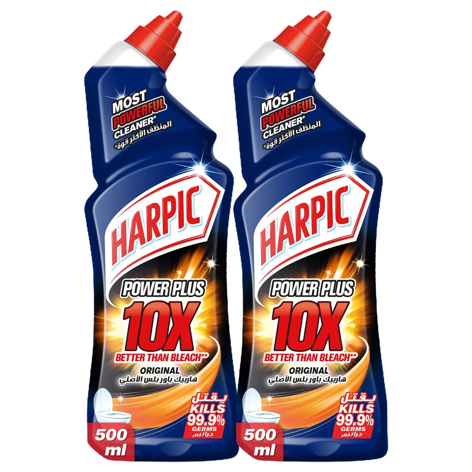Harpic Original Toilet Cleaner, 2x500ml