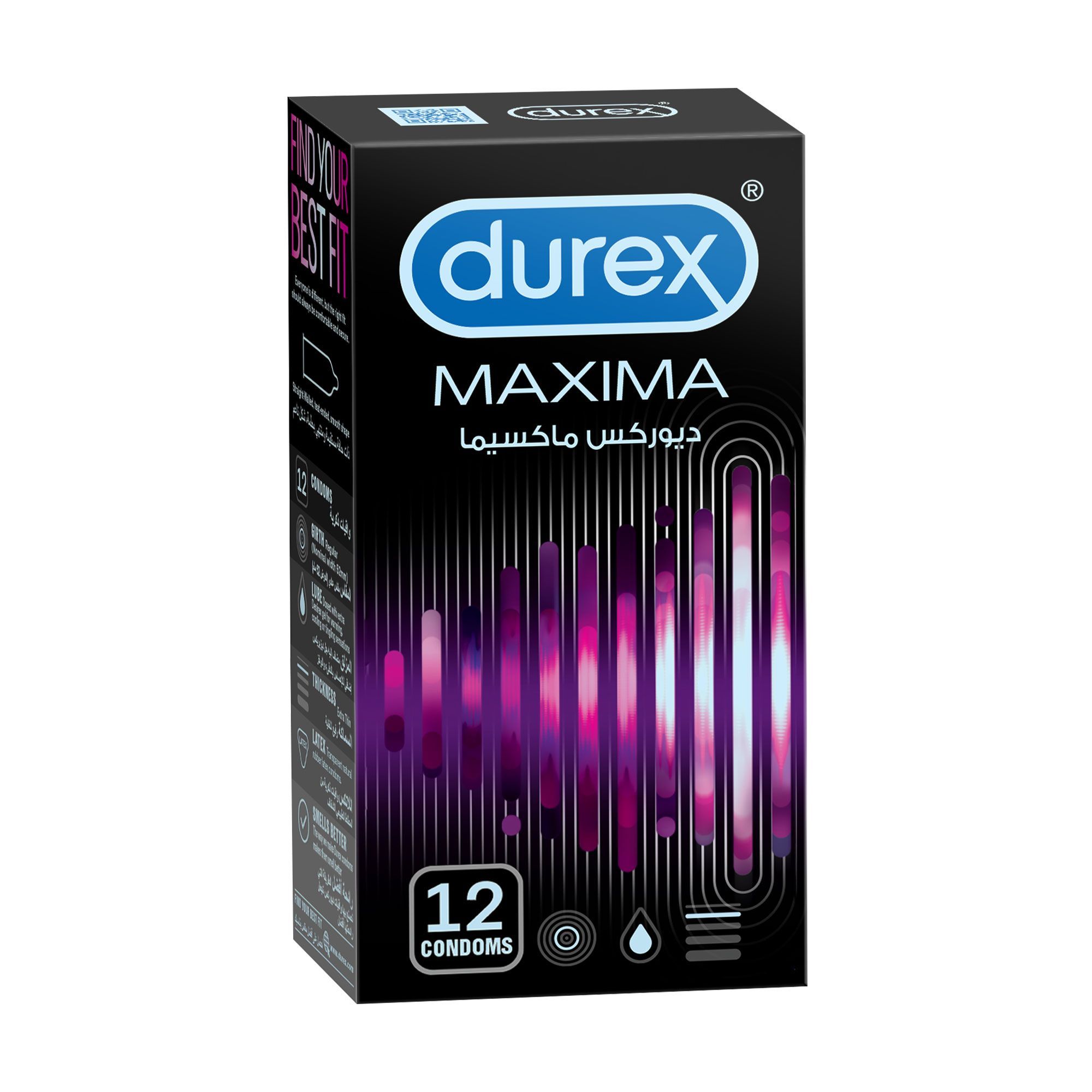Durex Maxima Condoms, 12 Pieces