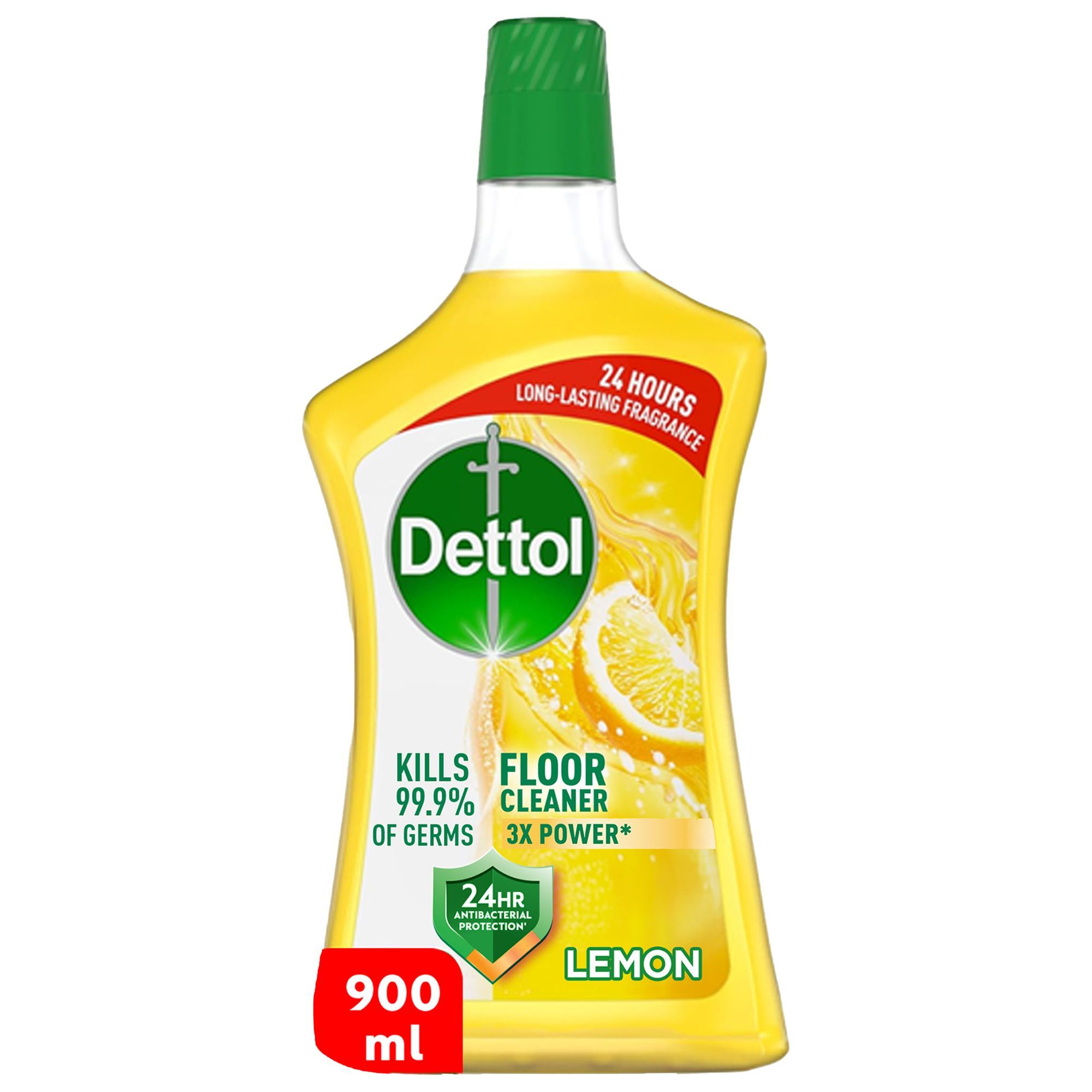 Dettol Fresh Lemon Scent Antibacterial Floor Cleaner, 900ml