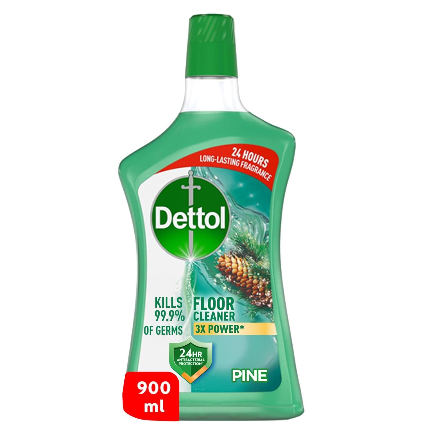 Dettol Pine Scent Antibacterial Floor Cleaner, 900ml
