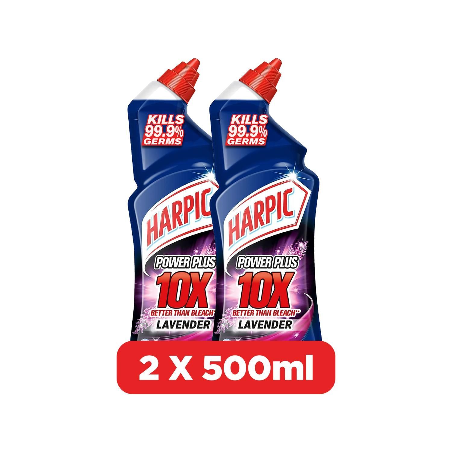 Harpic Lavendar Toilet Cleaner, 2x500ml
