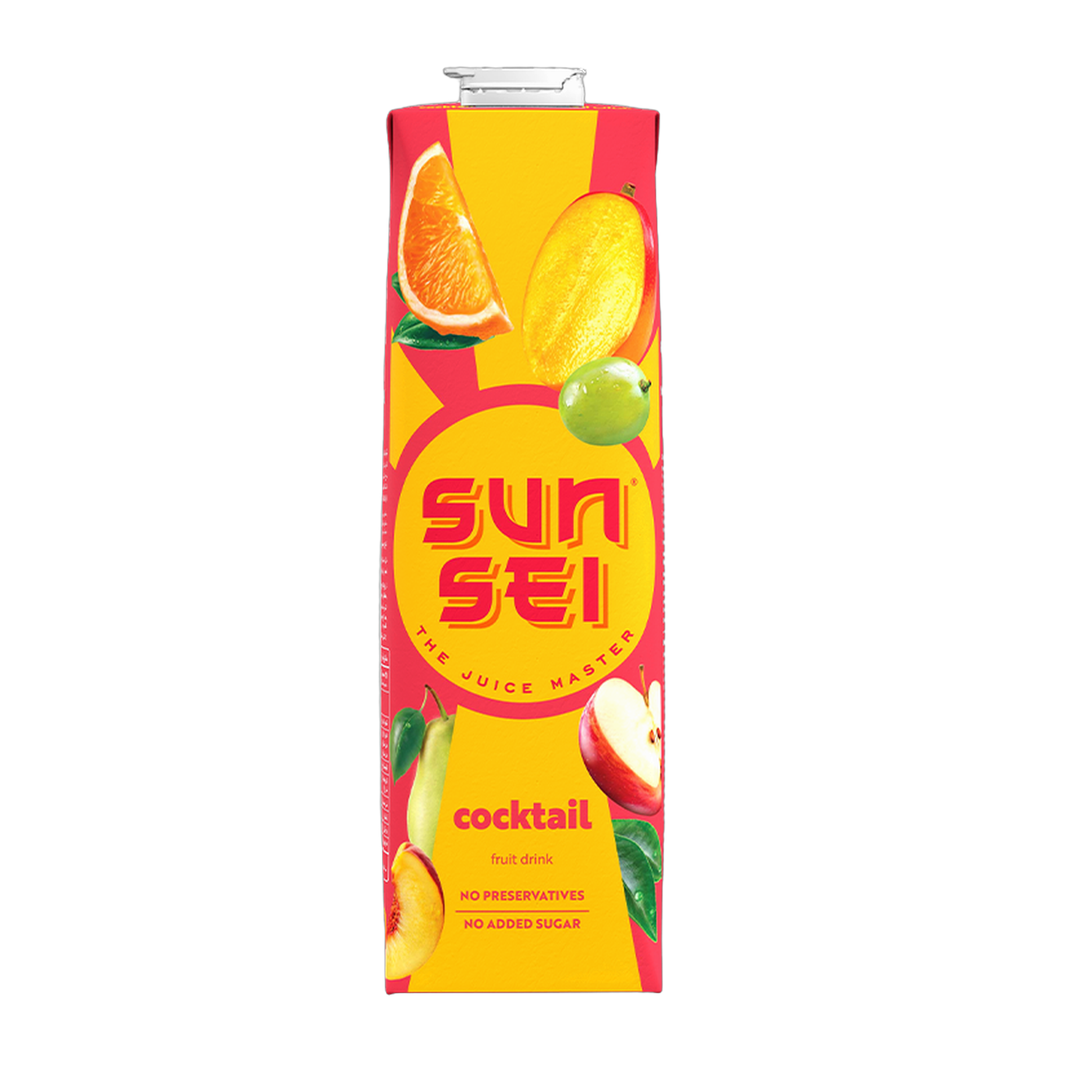 Sunsei Cocktail Fruit Drink No Preservatives, 1L