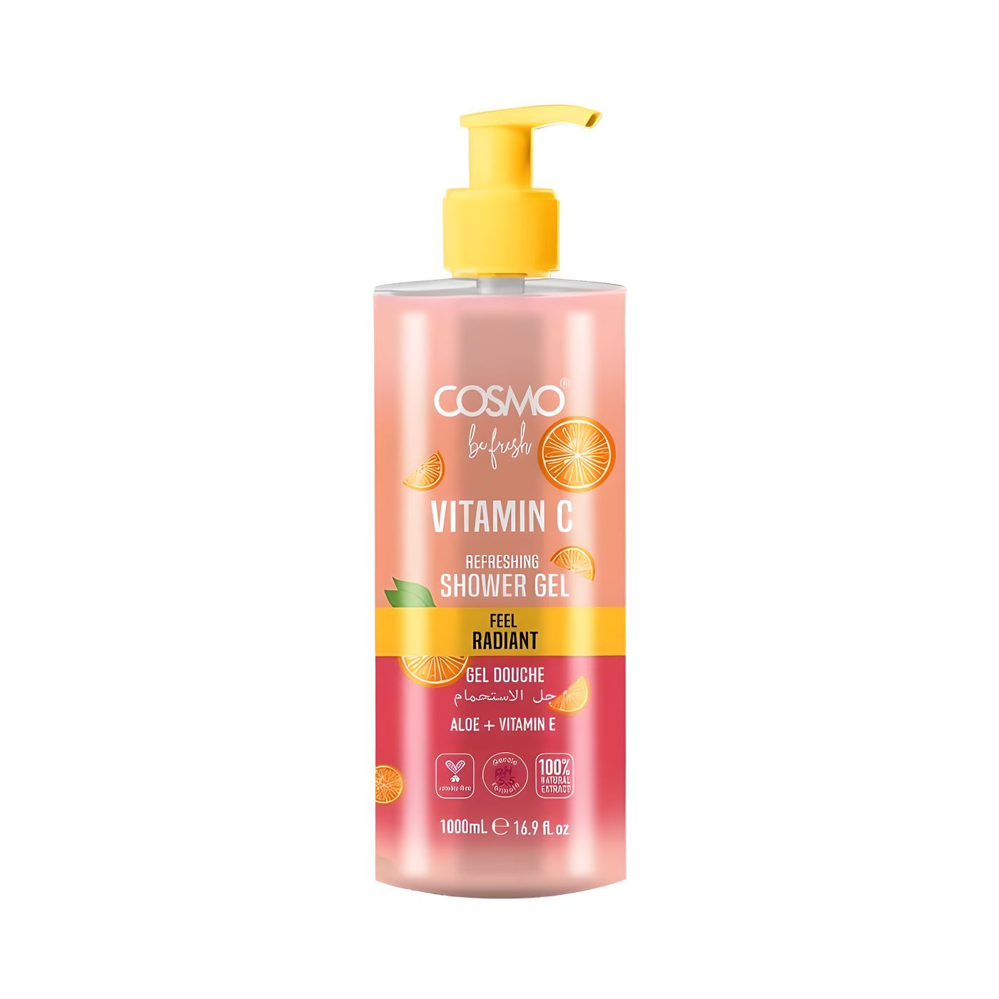 Cosmo Be Fresh Vitamin C Shower Gel, 1L