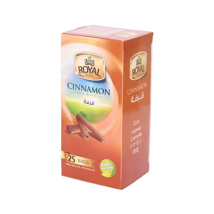 Royal Herbs Tea Cinnamon Bags 25 pcs