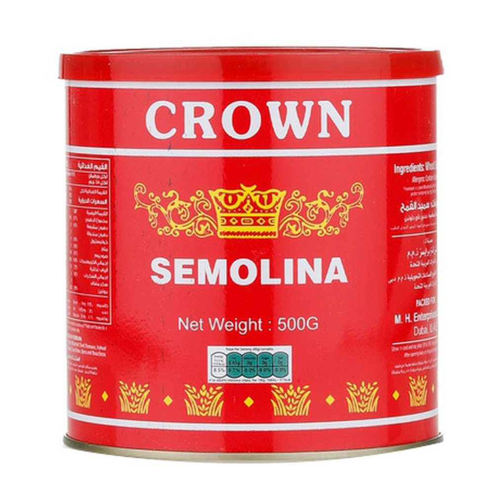 Crown Semolina Tin 500gm