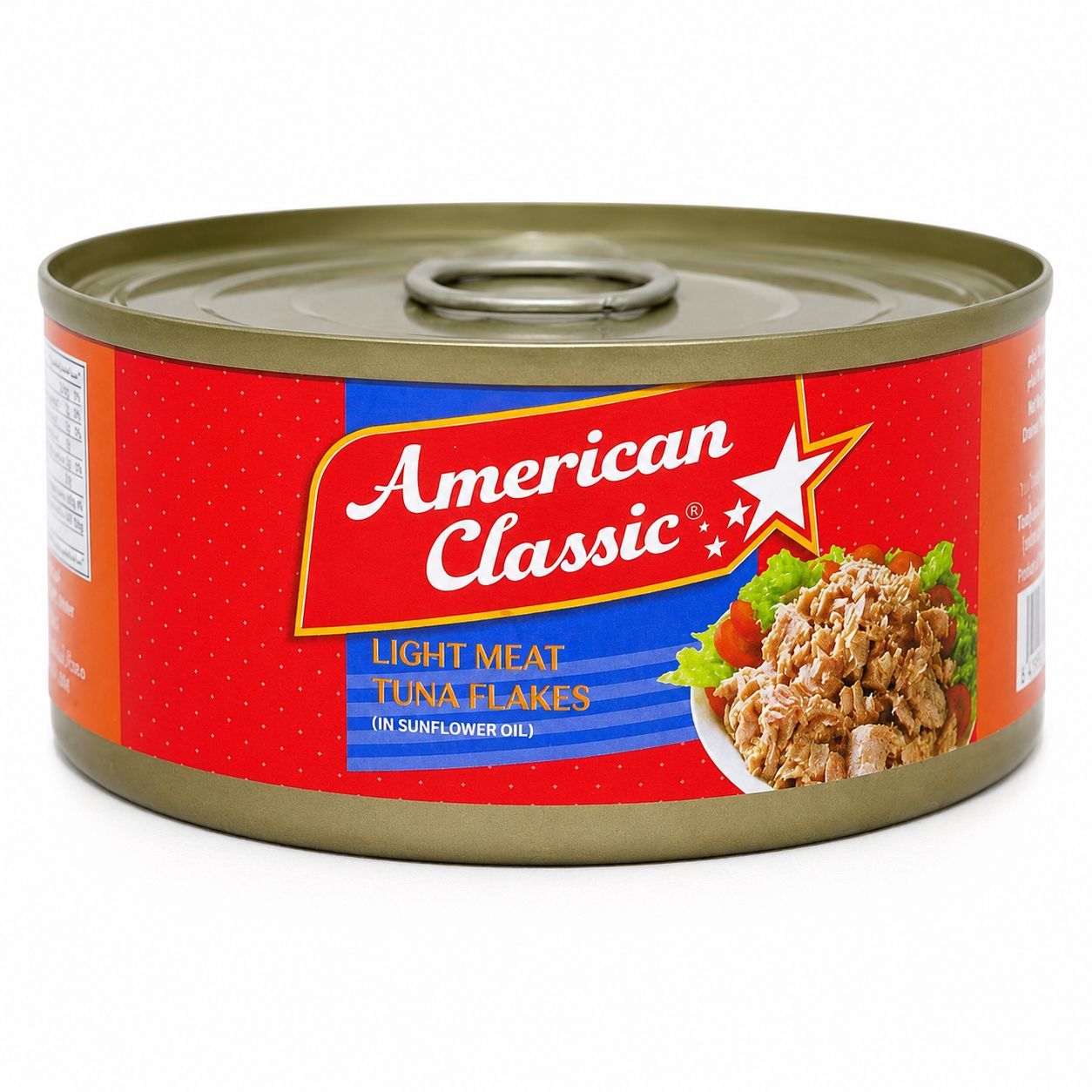 American Classic Light Meat Tuna Flakes in Sunflower Oil, 185g