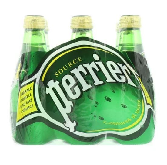 Perrier Sparkling Mineral Water Regular 200 ml x 6 Pcs Special Price