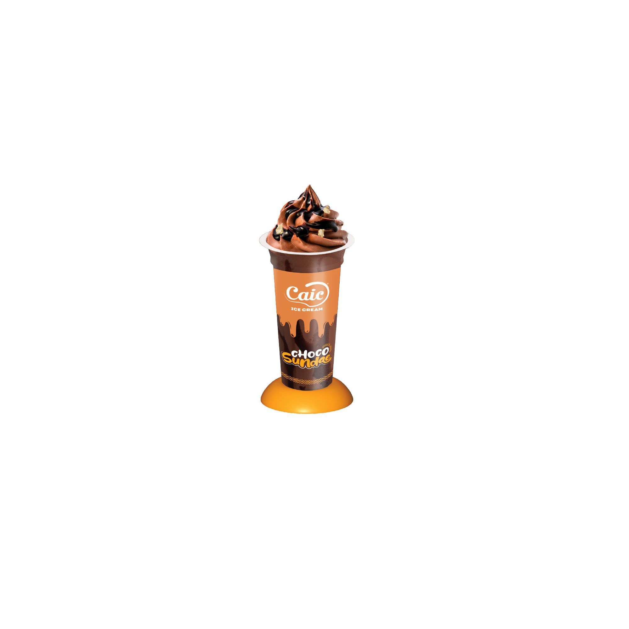 Caic Choco Sundae Ice Cream, 125ml