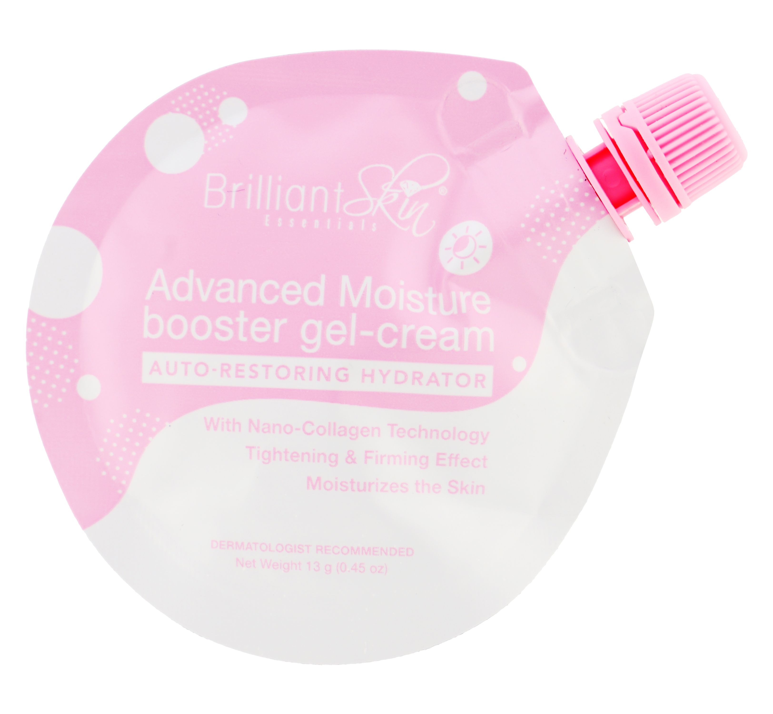 Brilliant Skin Essentials Hydrating  Restoring & Moisturizing Face Gel Cream with Nano Collagen, 13 gr