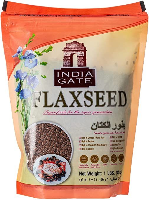 India Gate Flax Seed, 454g