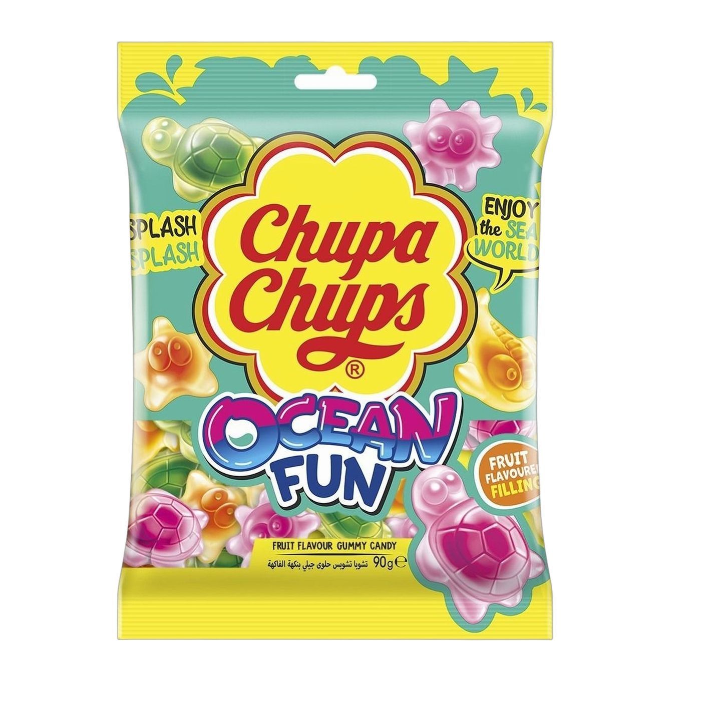 Chupa Chups Ocean Fun Fruit Jellies, 90g