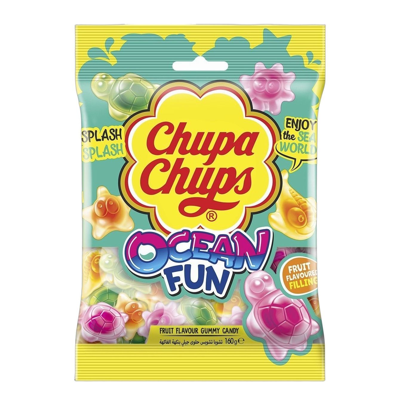 Chupa Chups OceanFun Fruit Gummy Candy, 160g