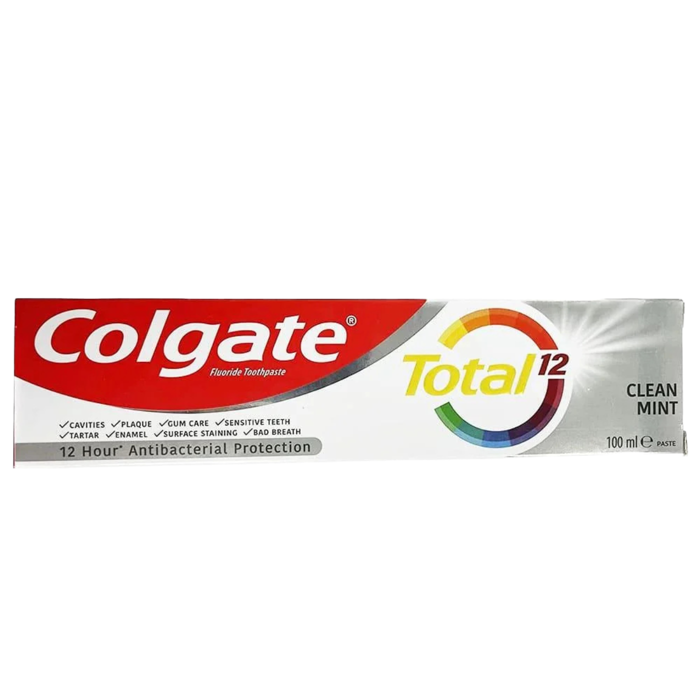 Colgate Anti-bacterial Toothpaste Total 12-Hour Protection Classic Clean Mint, 100ml