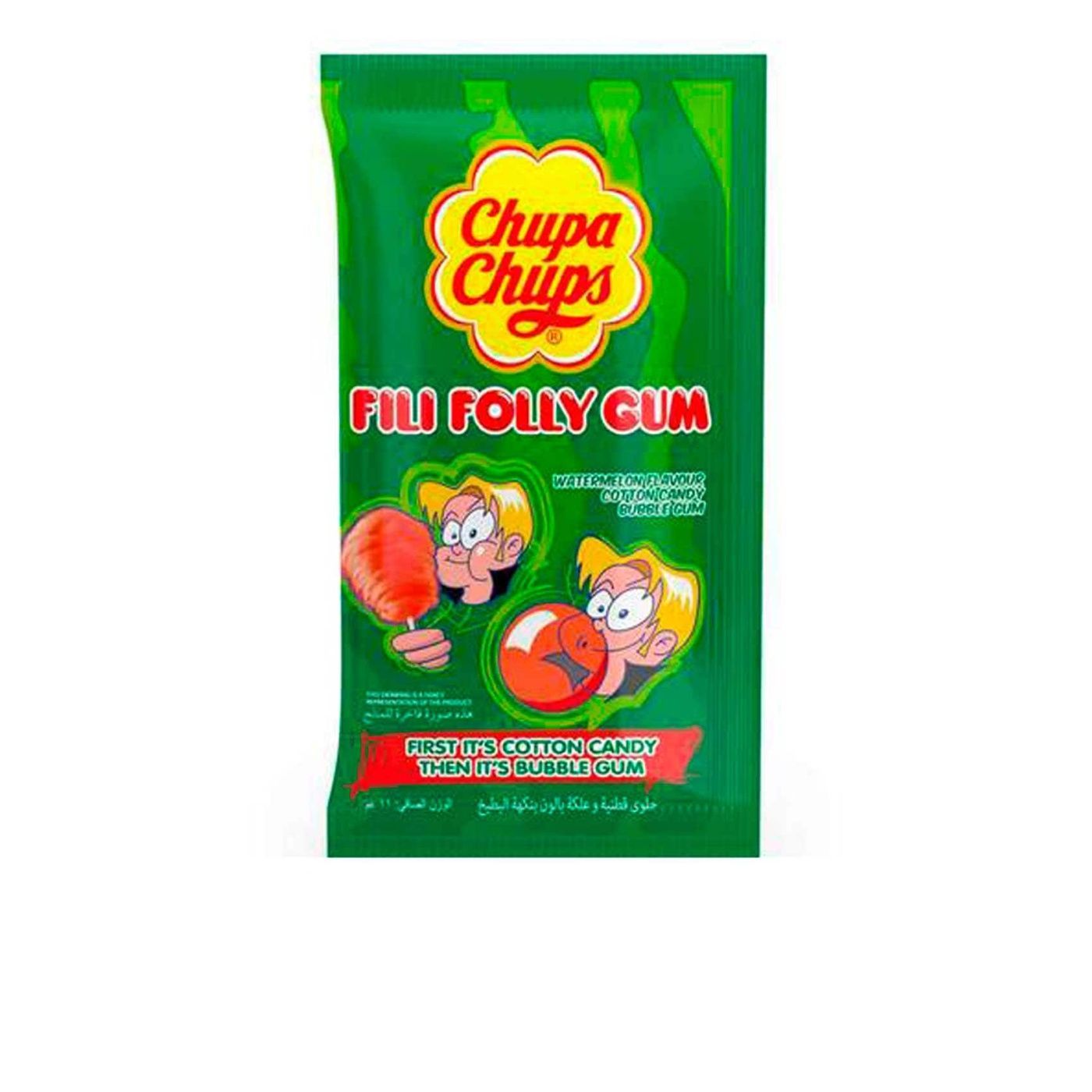Big Babol Filly Folly Gum Watermelon Cotton Candy Gum, 11g