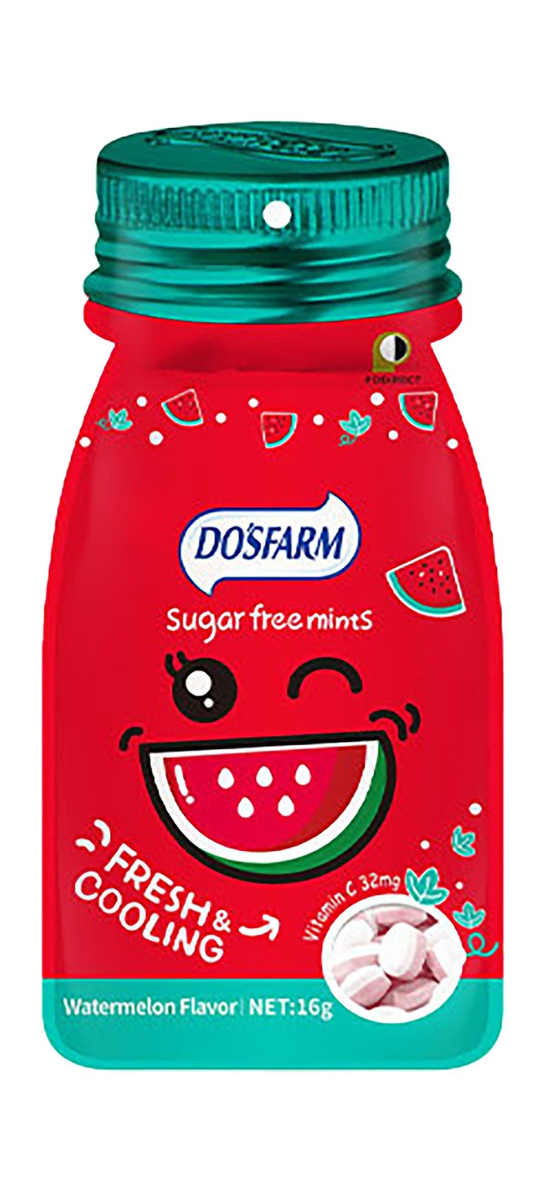 Do's Farm Fresh & Cooling Mints Watermelon Flavor, 22g