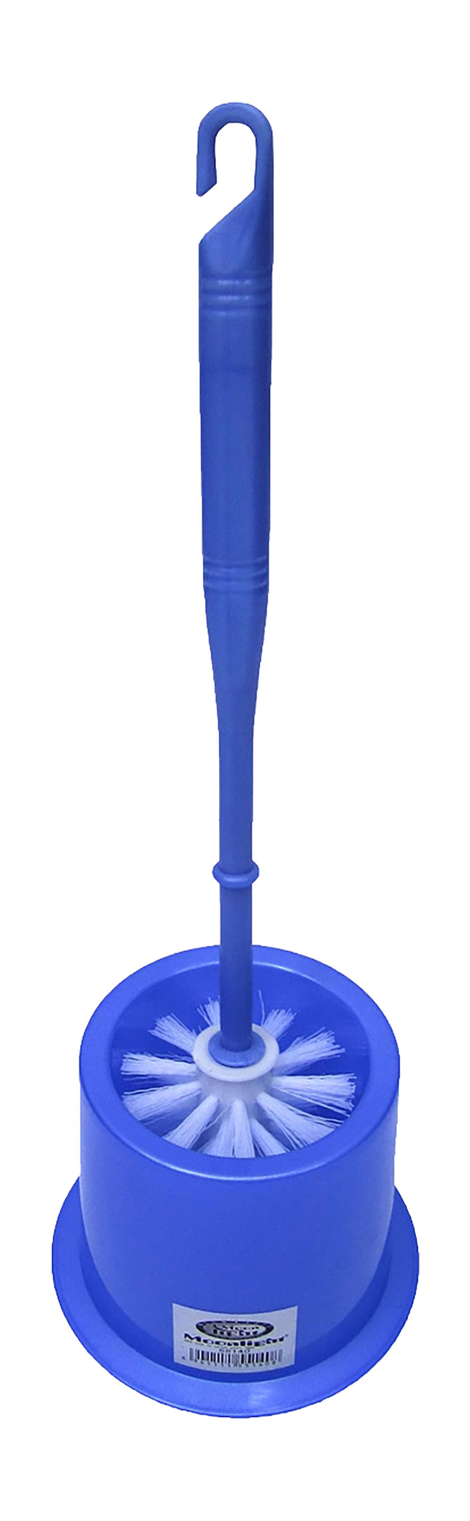 Blue Toilet Brush with Holder, 2-Pack