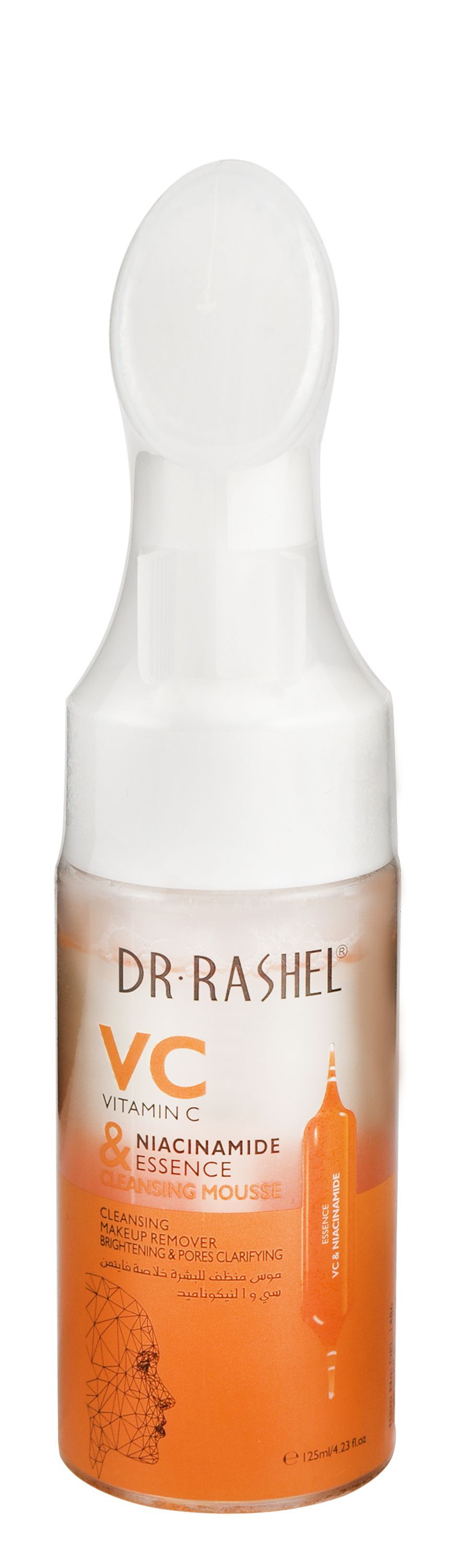 Dr.Rashel Vitamin C & Niacinamide Essence Cleansing Mousse, 125ml