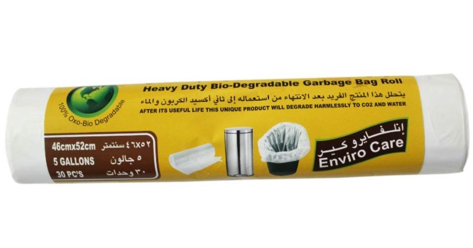 Enviro Care Heavy Duty Bio-Degradable Garbage Bag Roll - 46cmx52cm 30Pieces