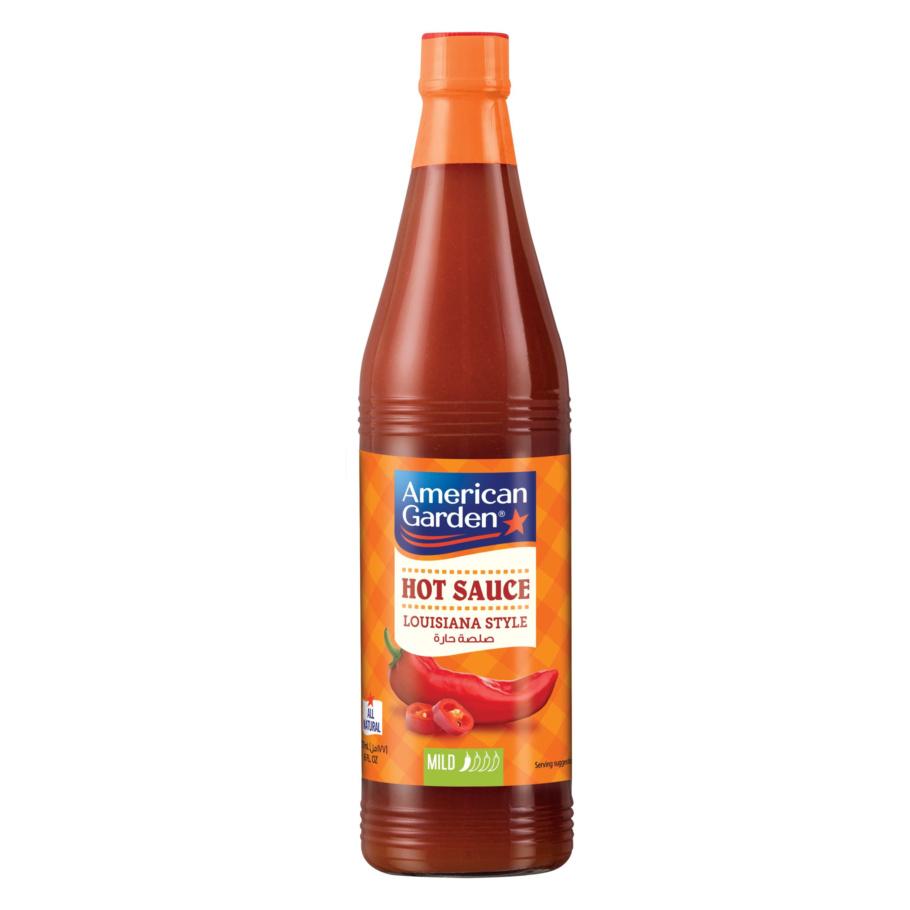 American Garden Louisiana Style Hot Sauce, 177ml