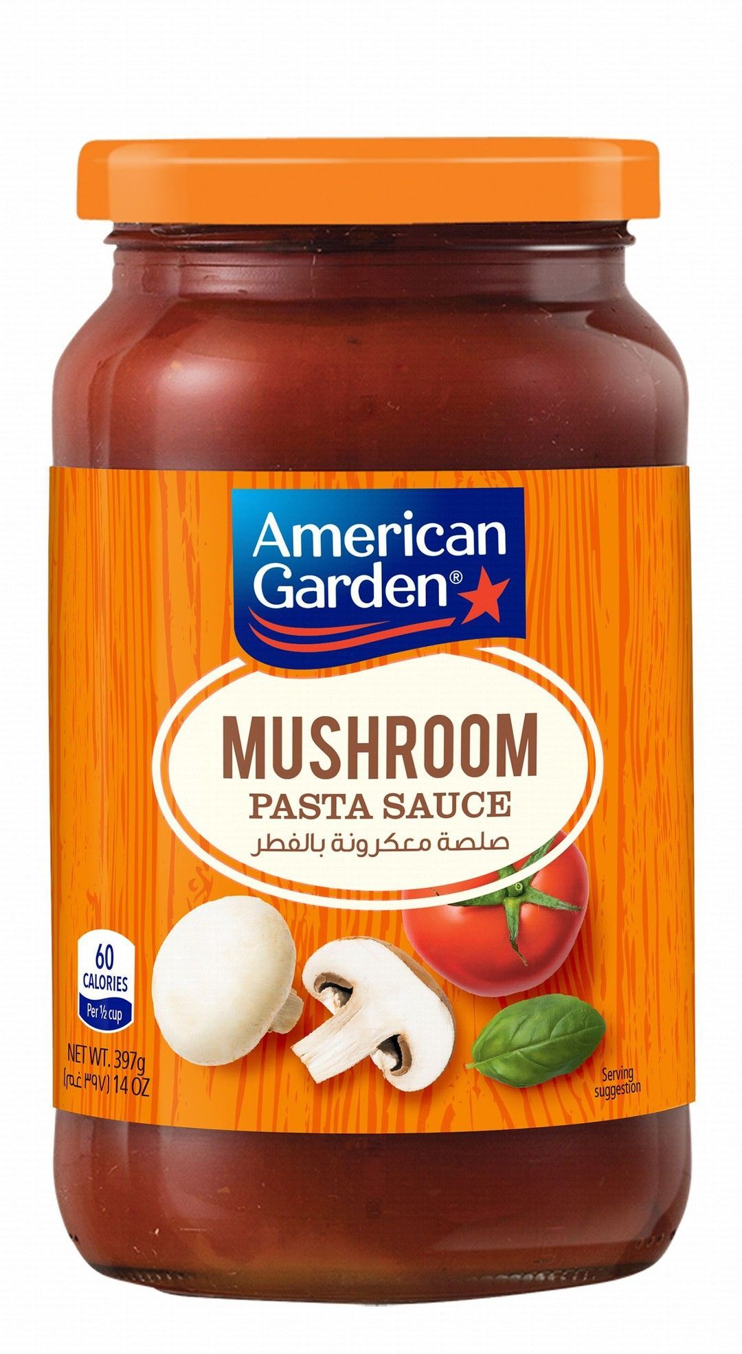 American Garden Mushroom Pasta Sauce, 397g