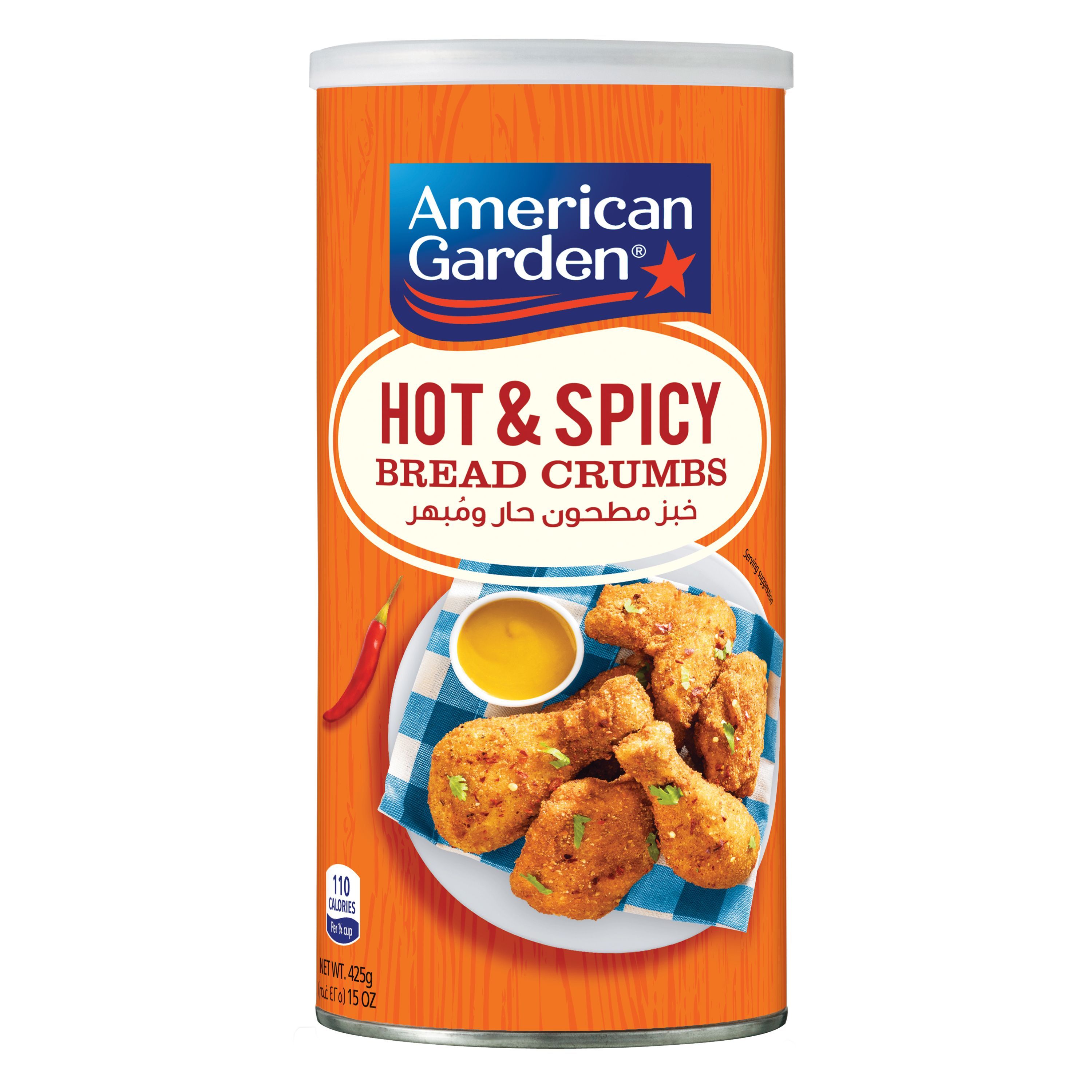 American Garden Hot n' Spicy Bread Crumbs, 425g