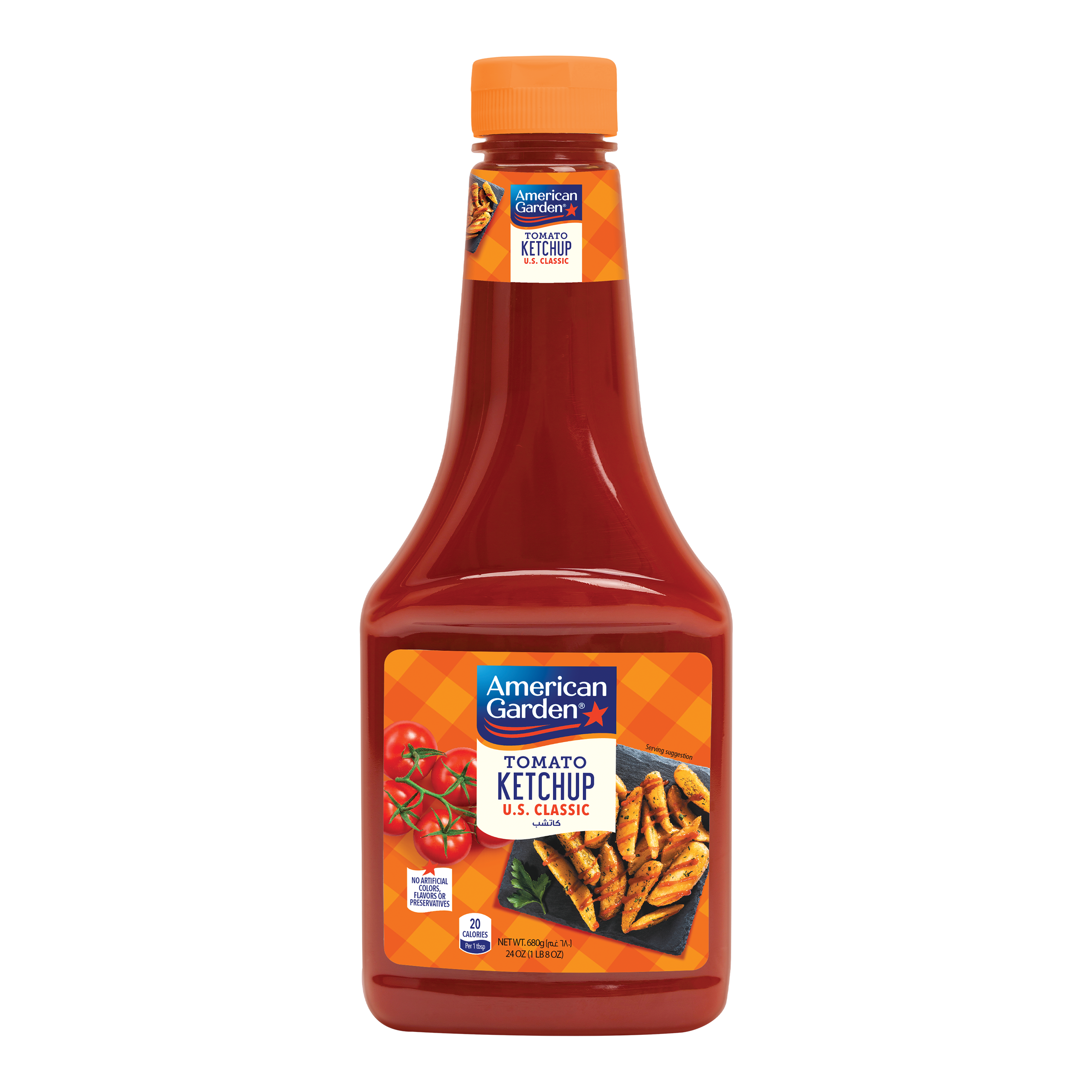 American Garden U.S. Ketchup, Vegan, Gluten Free, 680g