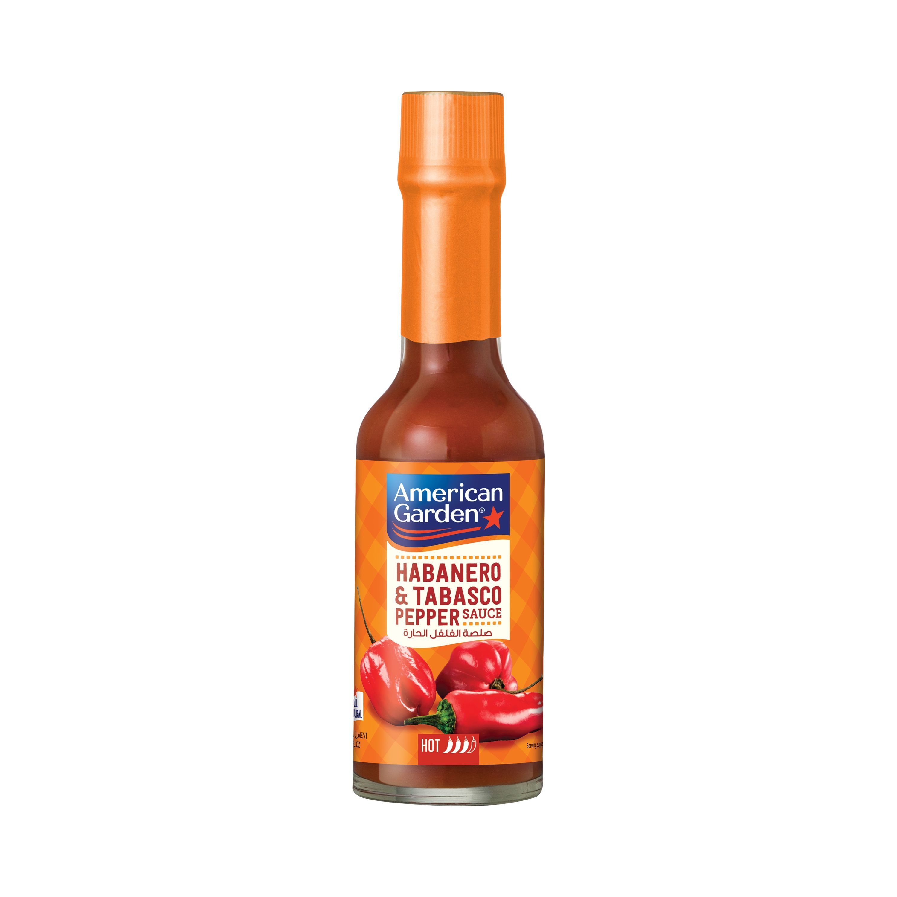 American Garden Habanero & Tabasco Pepper Sauce, 147ml