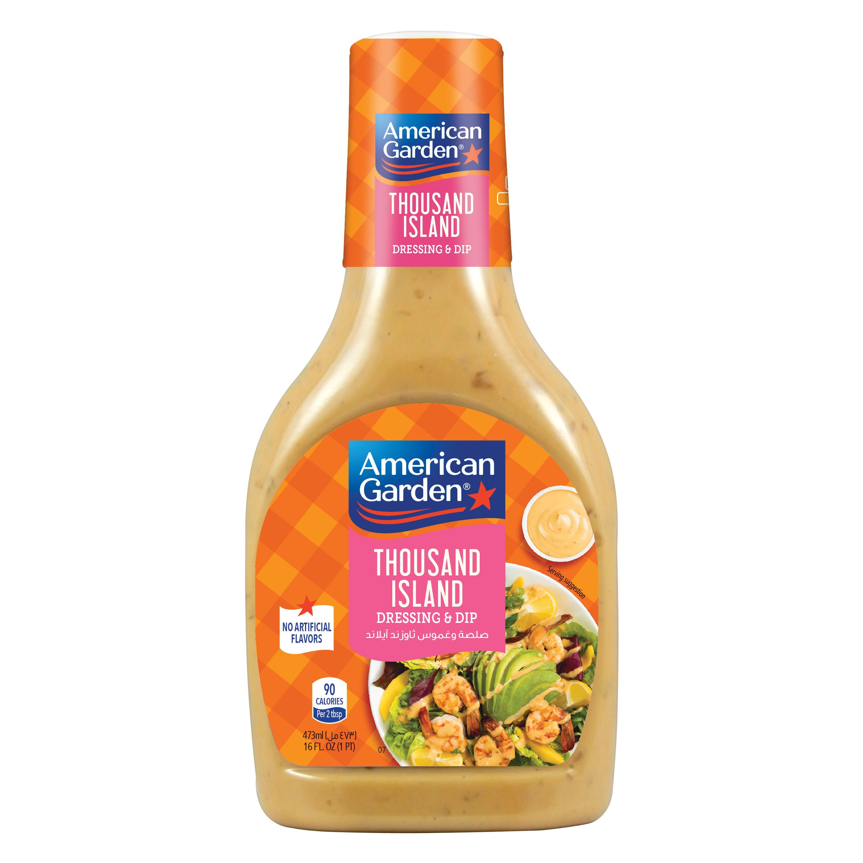 American Garden Thousand Island Dressing & Dip Gluten Free Dairy Free, 473ml