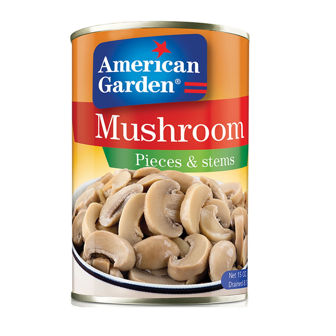 American Garden Mushroom Pieces & Stems, 425g