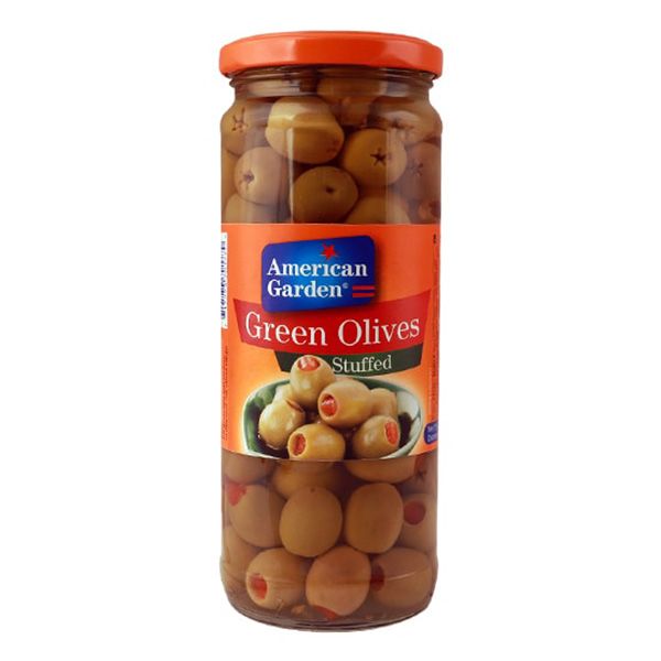 American Garden Stuffed Green Olives, 450g
