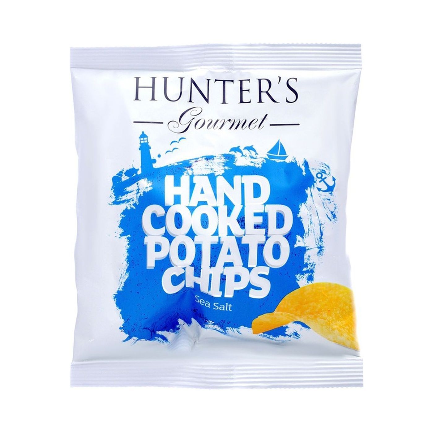 Hunter's Gourmet Hand Cooked Potato Chips Sea Salt, 40g
