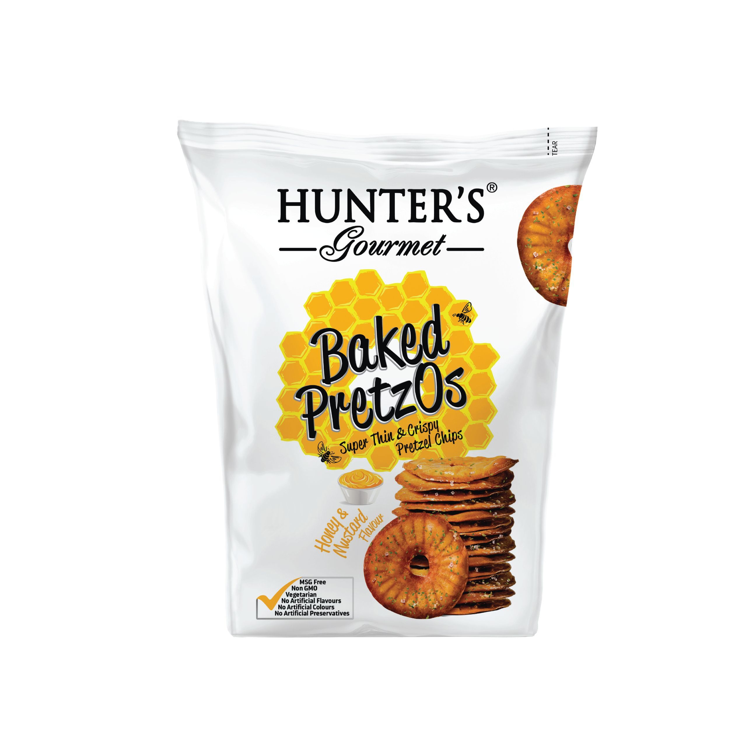 Hunter's Gourmet PretzOs Honey & Mustard Flavour, 160g