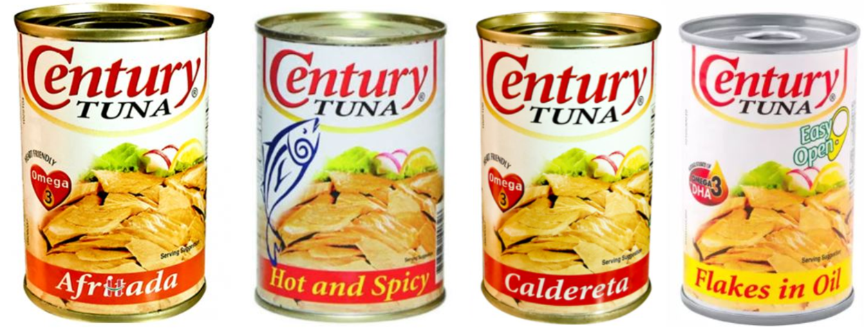 Century Tuna Flakes Assorted 155 g x 4 Pcs