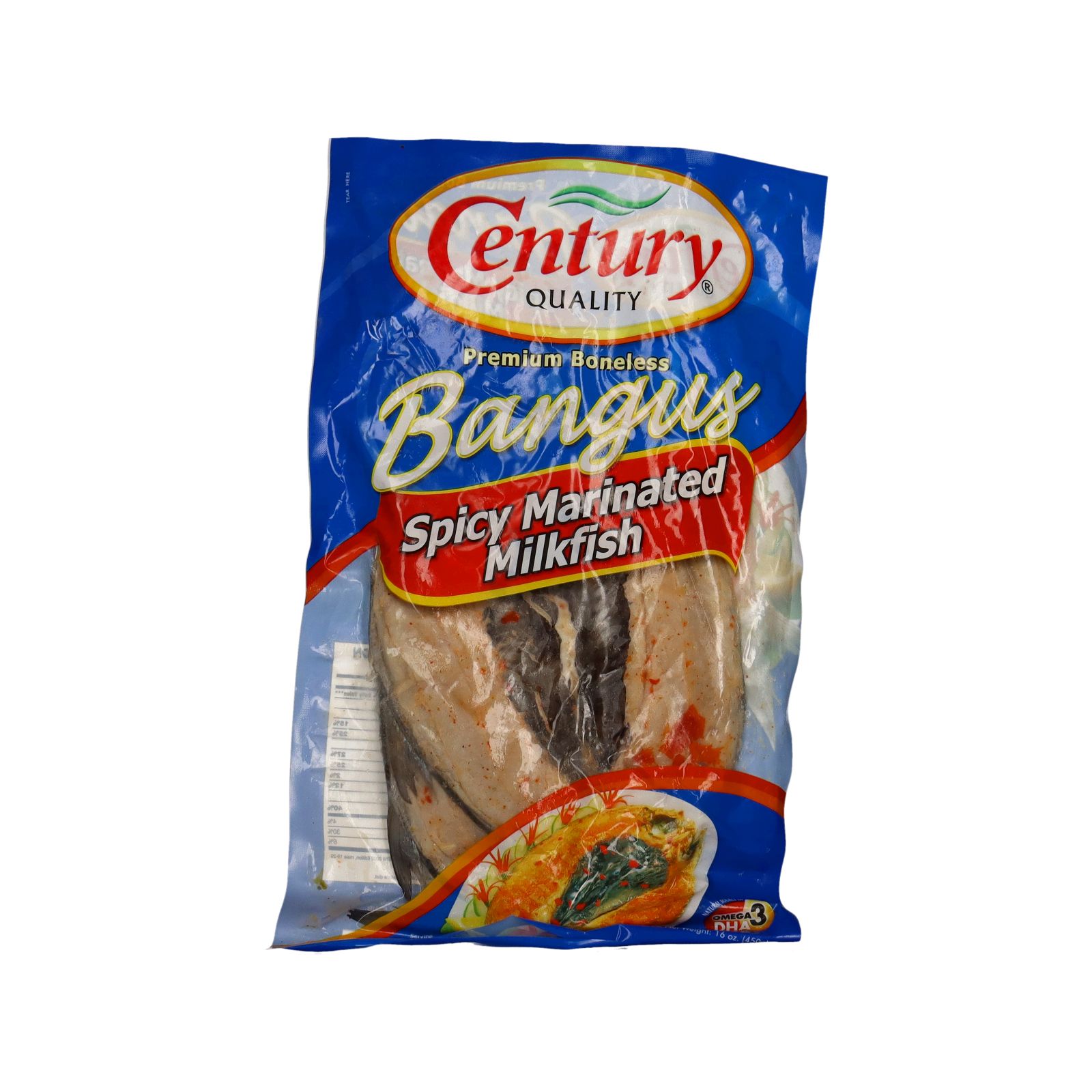Century Marinated Boneless Milkfish Hot & Spicy 450 g