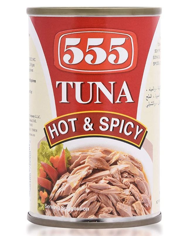 555 Hot & Spicy Tuna Flakes, 155g