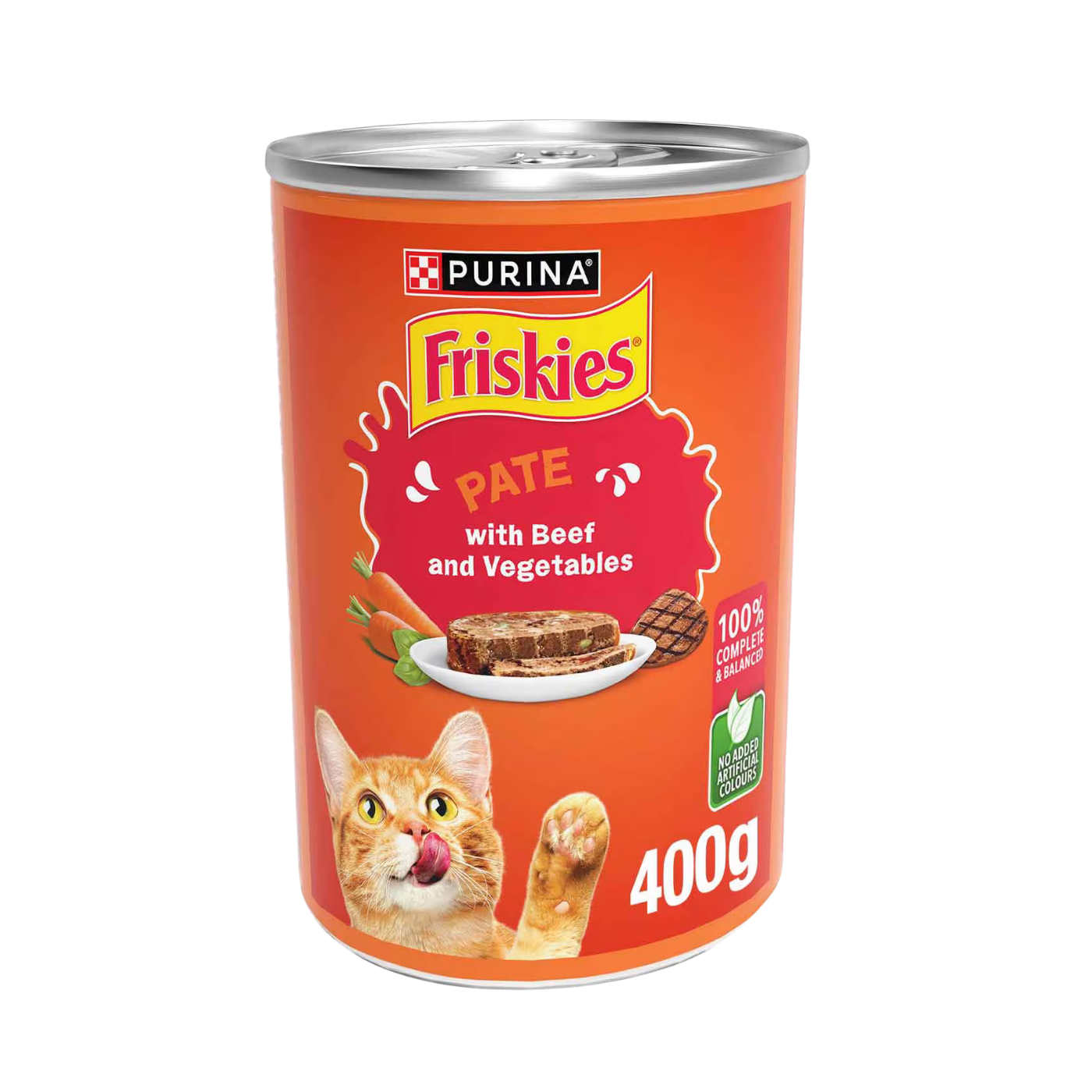 Purina Friskies Beef & Vegetables In Chunkpound Wet Cat Food, 400g