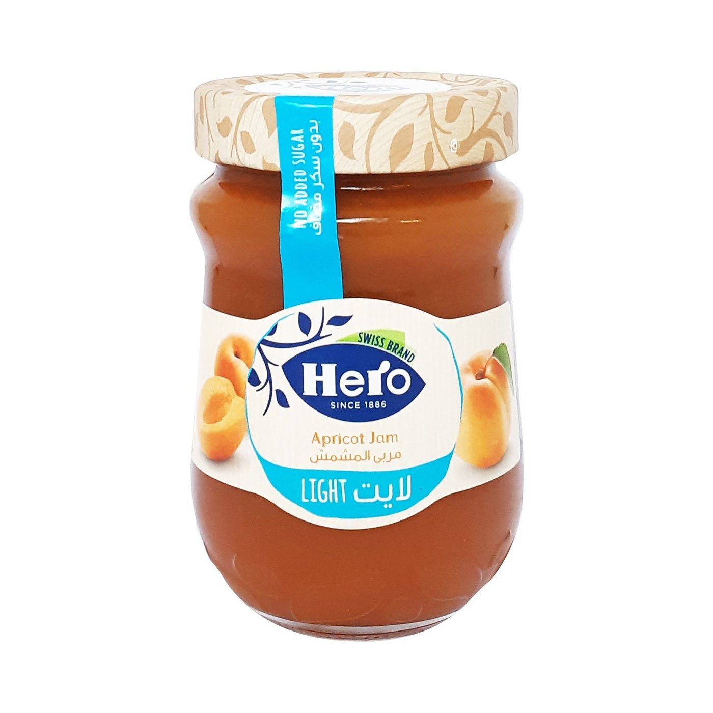 Hero Lite Apricot Jam, 320g