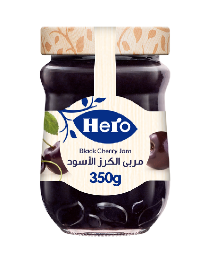 Hero Jam With Black Cherry Flavor  Light  320 g