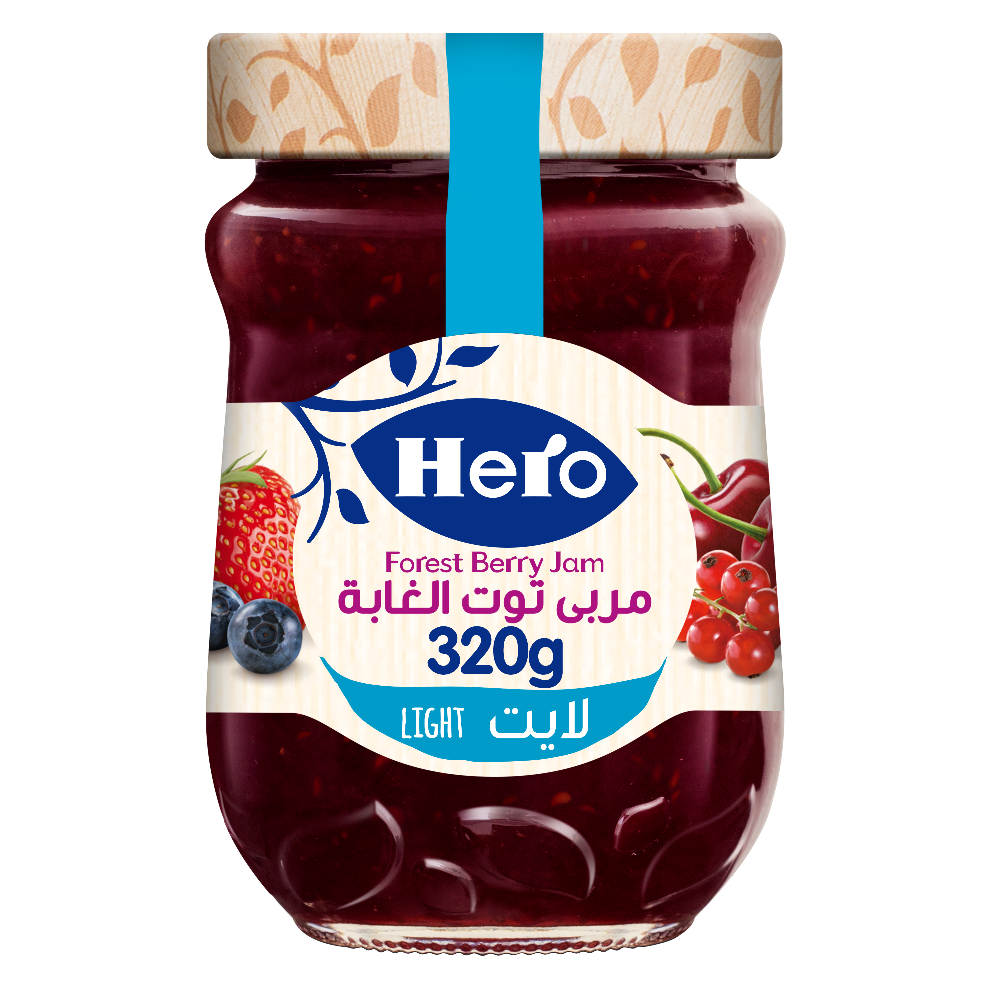 Hero Forest Berry Jam - No Added Sugar, 320g