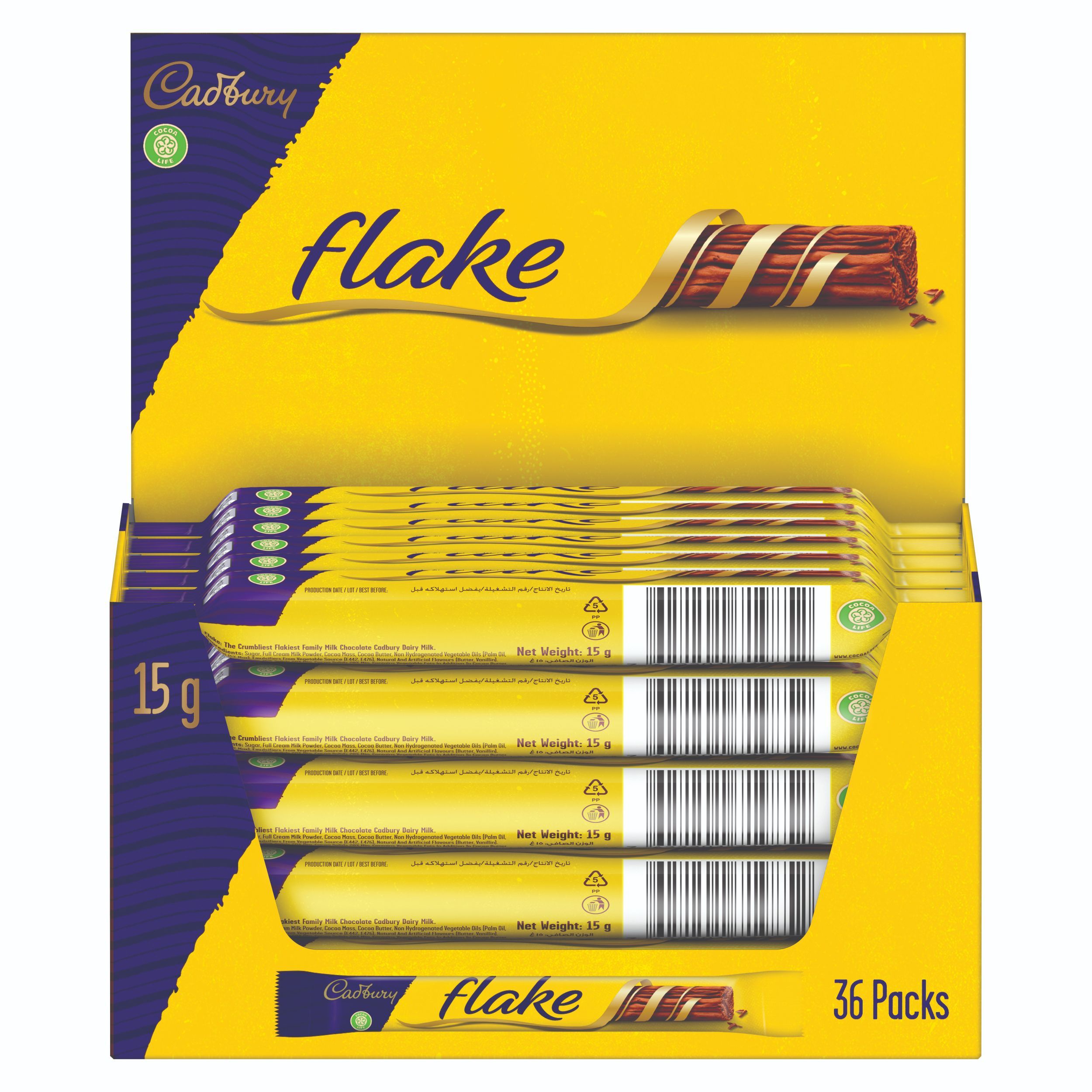 Cadbury Flake Chocolate, 36x15g