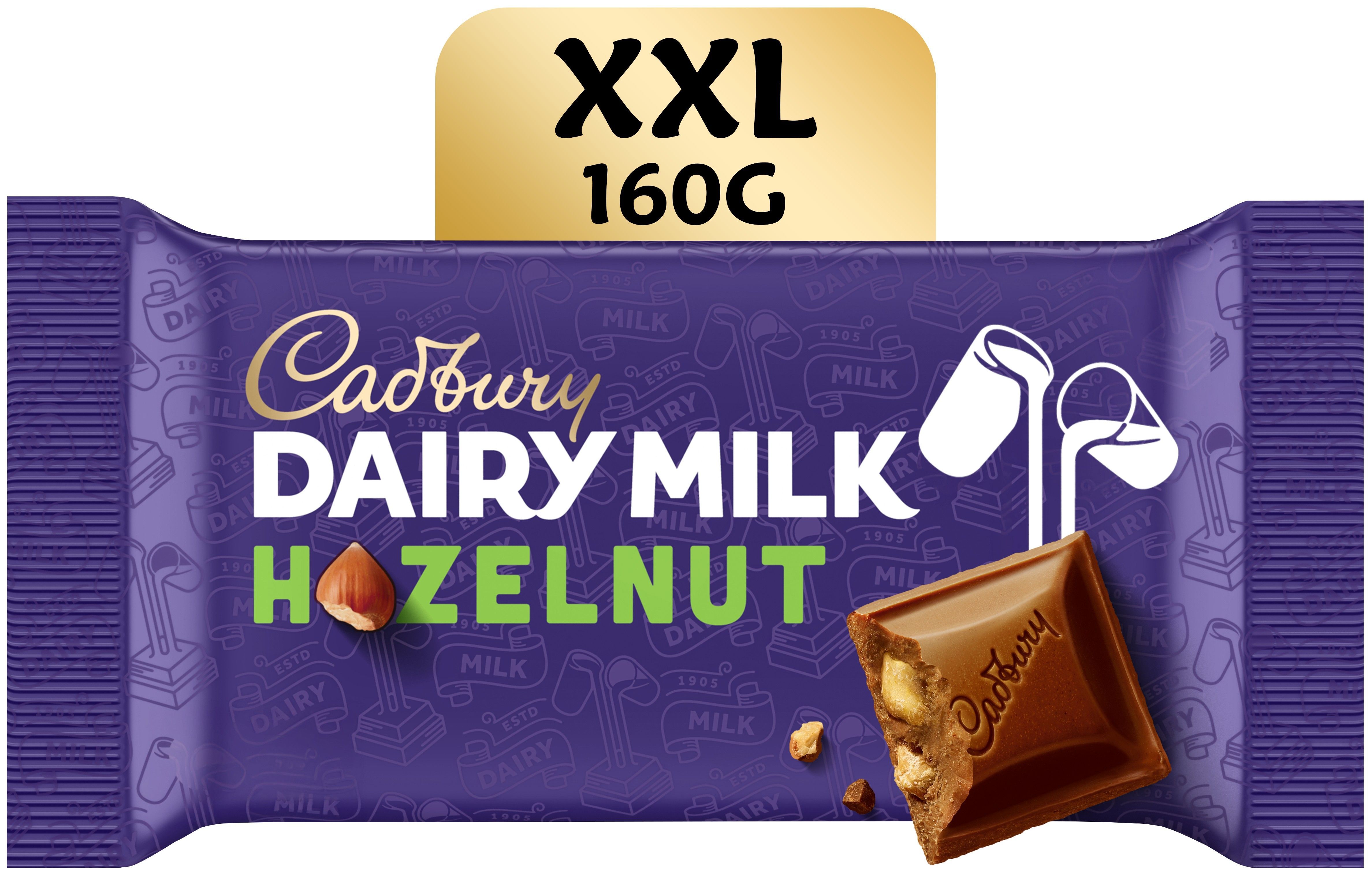 Cadbury Dairy Milk Hazelnut Chocolate Bar, 160g