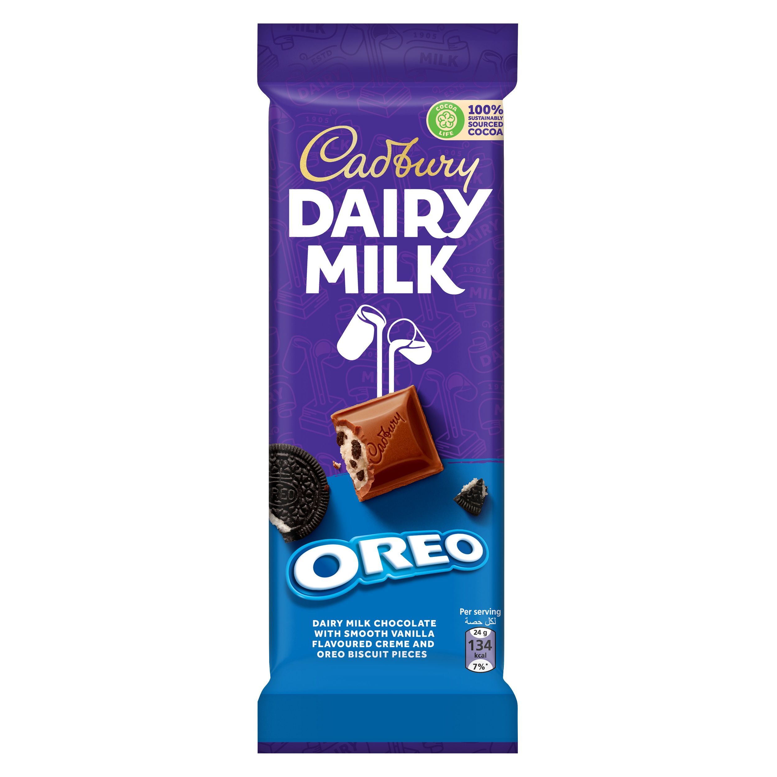 Cadbury Dairy Milk Chocolate with Oreo Biscuit 95 g