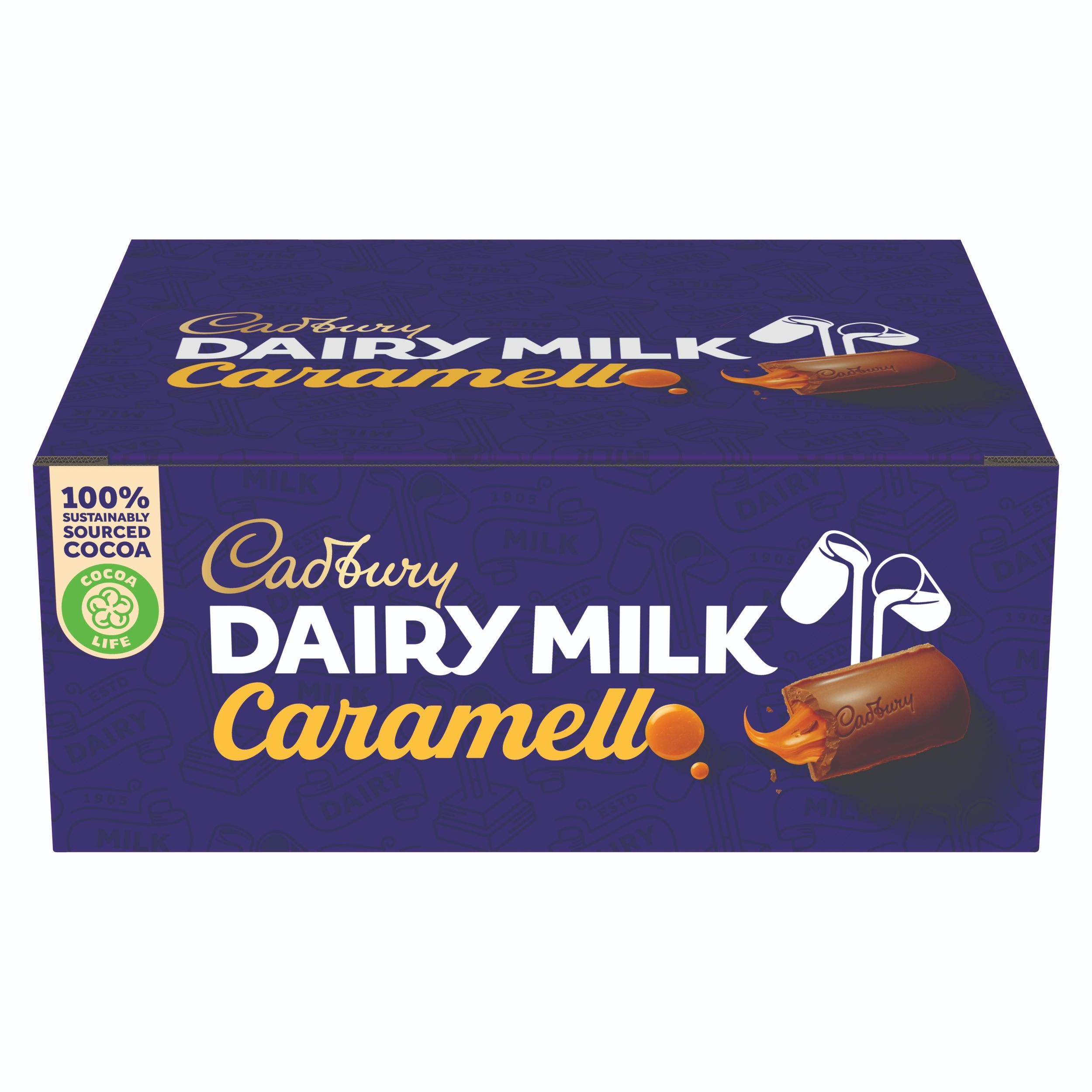 Cadbury Dairy Milk Caramel Chocolate, 12x40g