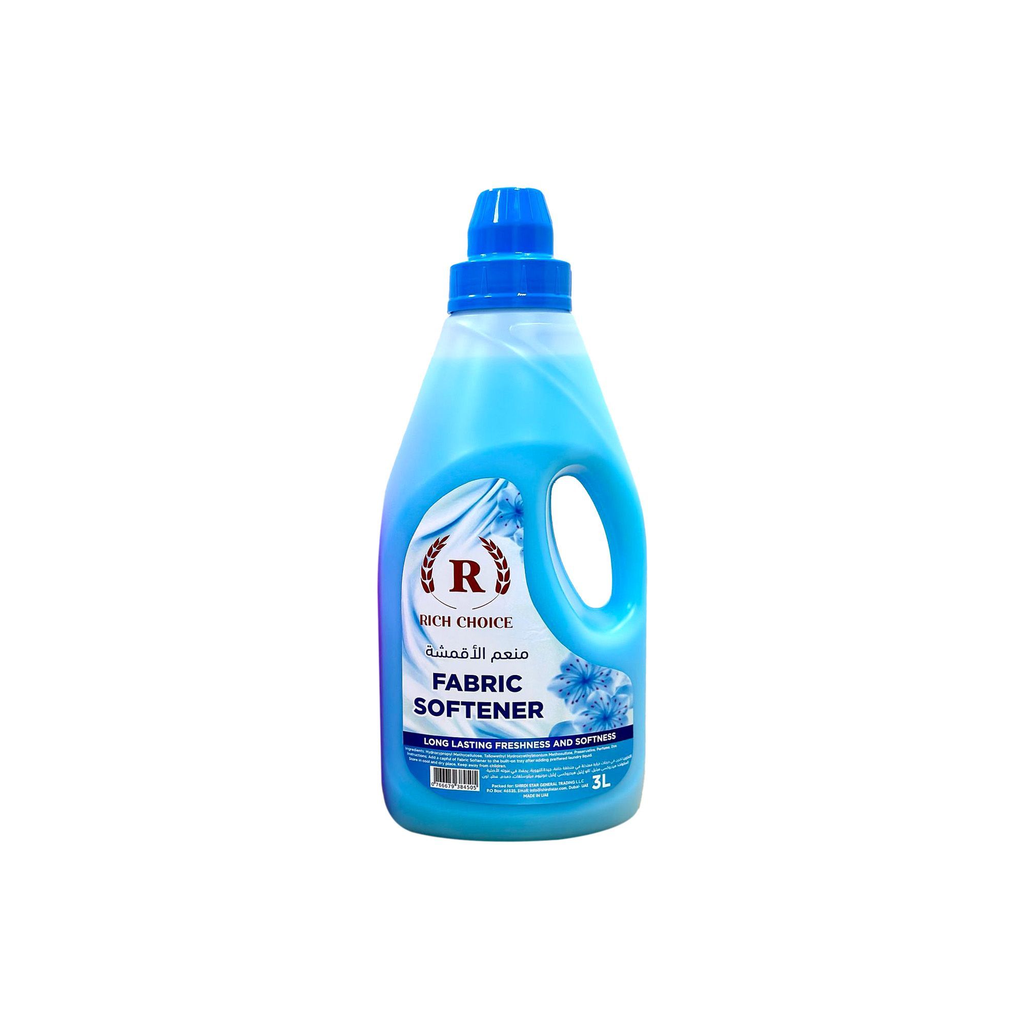 Rich Choice Spring Dew Fabric Softener, 3L
